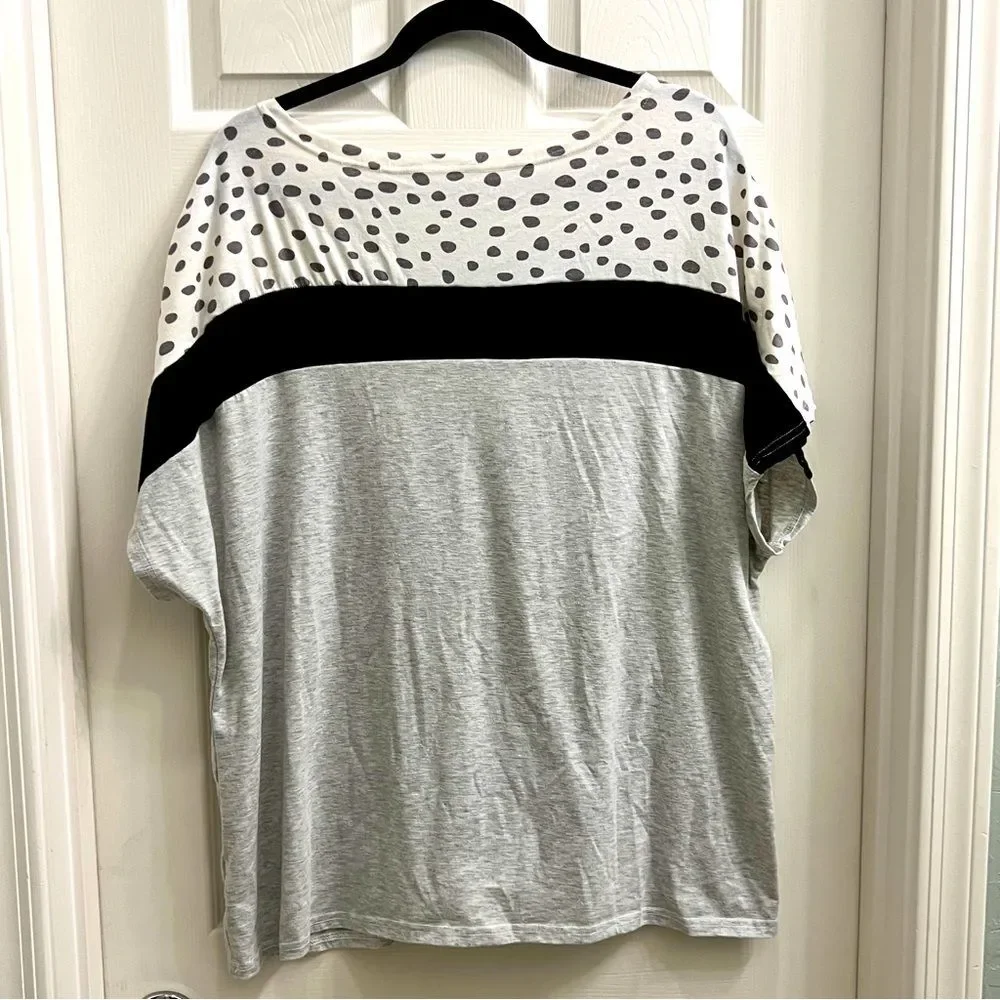 3 For $20 BloomChic Polka Dot Pajama Top 0061 - Picture 4 of 5
